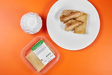 Блинчики с ветчиной и сыром