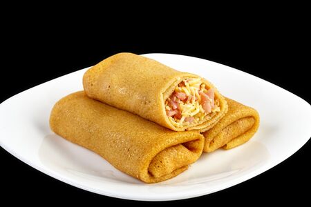 Блинчик с ветчиной и сыром