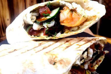 Шаурма с креветкой 