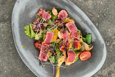 Авторский салат с тунцом