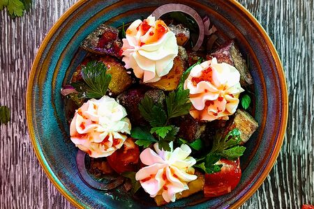 Салат с баклажанами