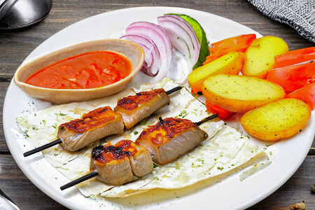 Шашлык из форели