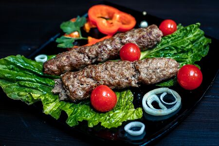 Люля-кебаб из баранины и говядины