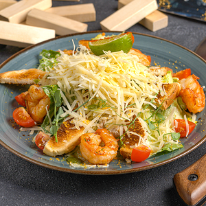 Цезарь с креветками 280 гр