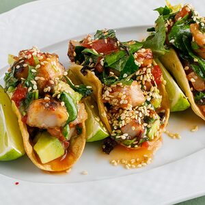 Тако с криспи-цыпленком