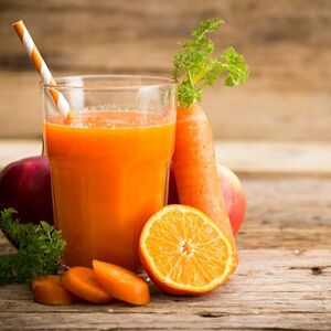 Микс апельсин, яблоко, морковь