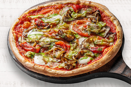 Пицца с овощами-гриль