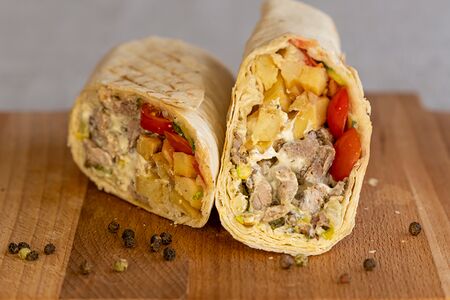 Шаурма со свининой