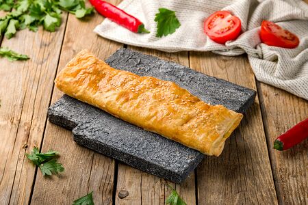 Шаурма в слоенном тесте