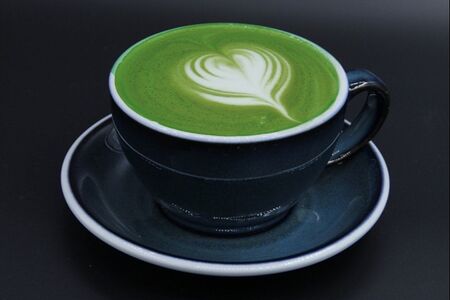 Матча-латте зеленая