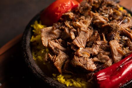 Баранина с рисом в кице