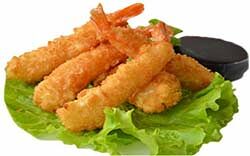 Креветки в темпуре