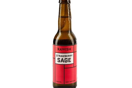 Strawberry Sage лимонад Rawiish