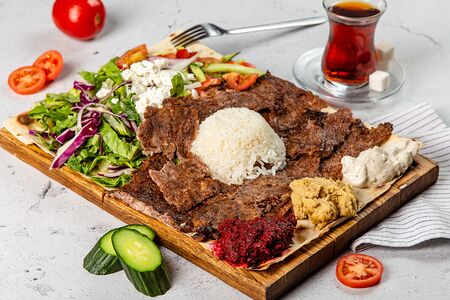 Плов-дёнер с курицей