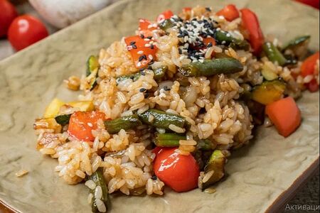 Тяхан с овощами