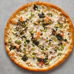 Пицца с морепродуктами 