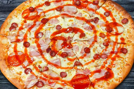 Барбекю с охотничьими колбасками 