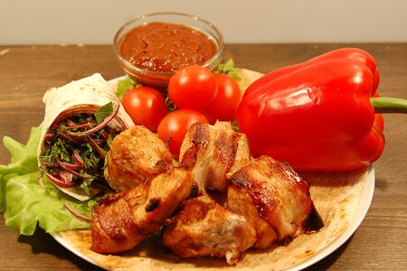 Грудка индейки в беконе