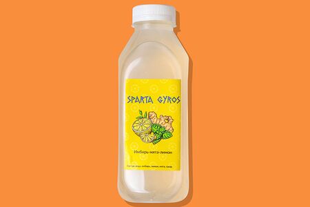 Домашний лимонад Мята-лимон-имбирь