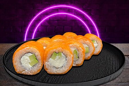 Ролл Филадельфия с авокадо