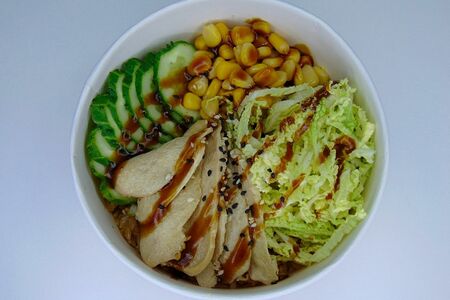 Поке с курицей