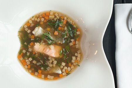 Уха с самогоном