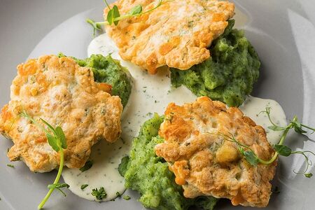 Оладьи из цыпленка с сыром