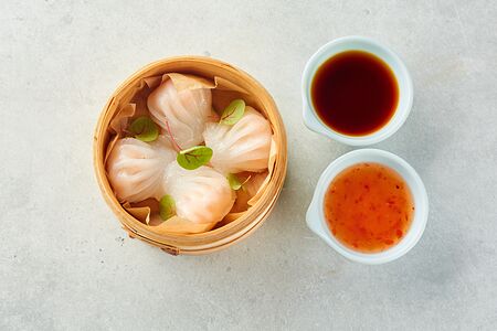 Димсамы с креветкой