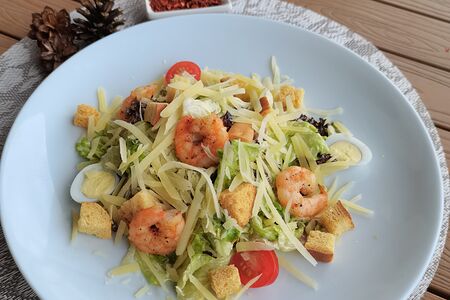 Цезарь с креветками