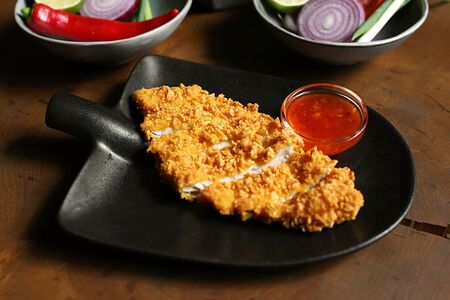 Курица в хлопьях