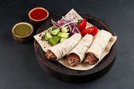 Люля-кебаб из свинины с говядиной