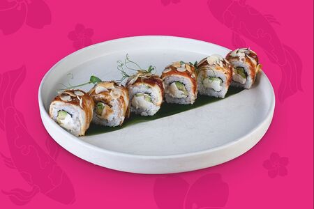 Филадельфия с угрем и миндалем