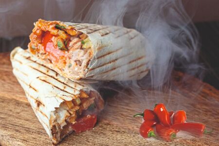 Острый донер Анаконда с пикантным фирменным соусом