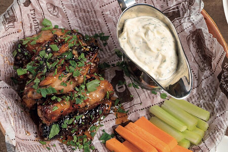 Куриные крылышки барбекю