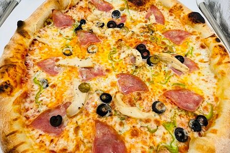 С курицей и беконом