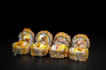 Ролл в темпуре с креветкой