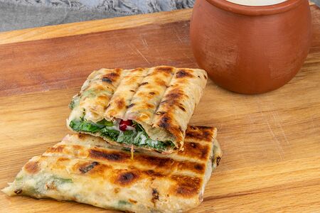 Кята с зеленью и сыром