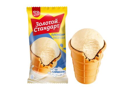 Золотой Стандарт мороженое пломбир классический