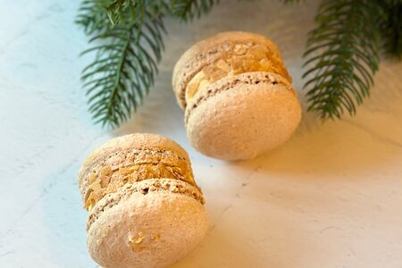 Макарон Двойная карамель