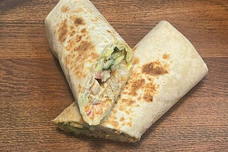 Шаурма с креветками