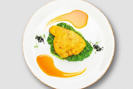 Сочная индейка со шпинатом