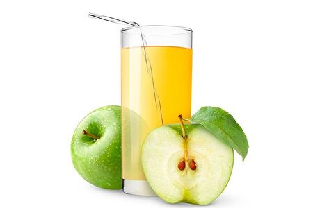 Свежевыжатый яблочный сок