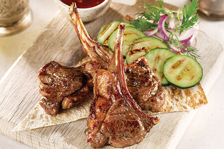 Каре ягненка с цукини