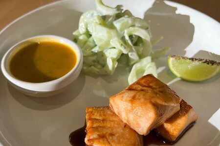 Шашлычки из лосося