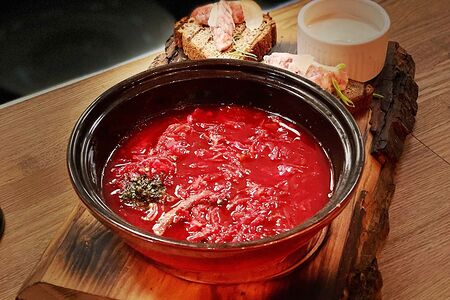 Борщ с говядиной