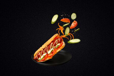 Хот-дог говядина