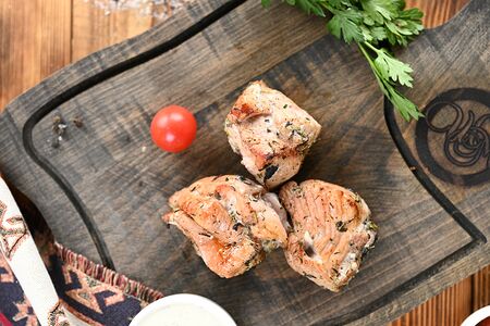 Шашлык из куриного филе