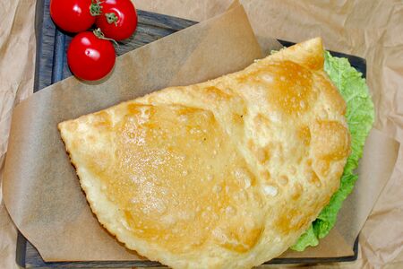 Чебурек с мраморной телятиной