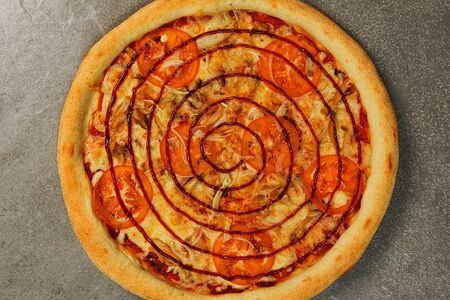 Легкая пицца