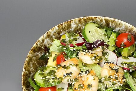 Салат Легкий с креветкой